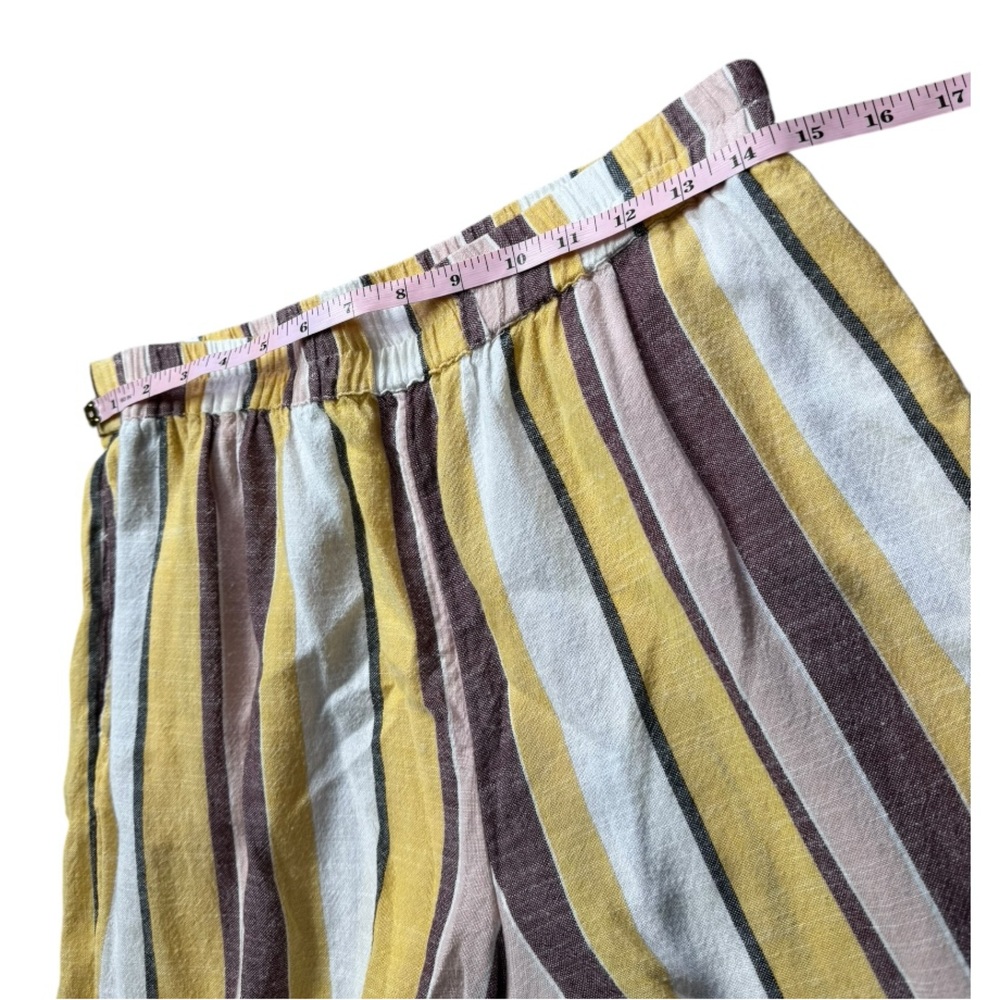 Anthropologie Seafolly Talia Striped Cropped Pants size M - Picture 8 of 11